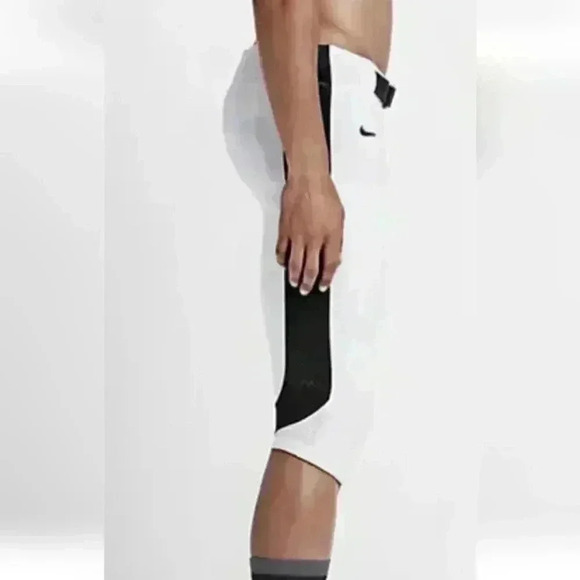 Nike Men's Open Field Football Pants White/Black # 615745/106 NWT Choos… - Picture 3 of 11